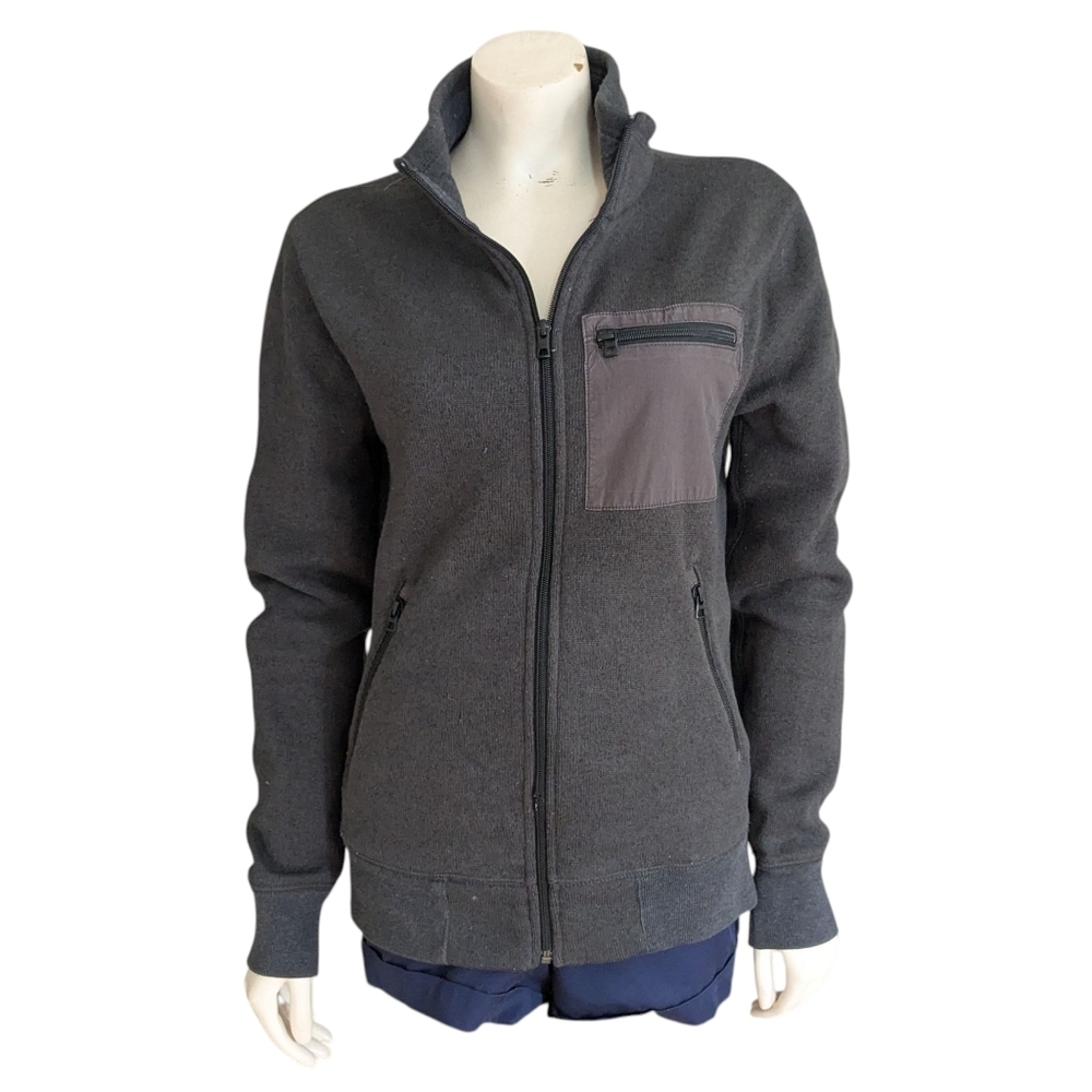 J. Crew Knit Fleece Jacket Size Small Slim Pre owned